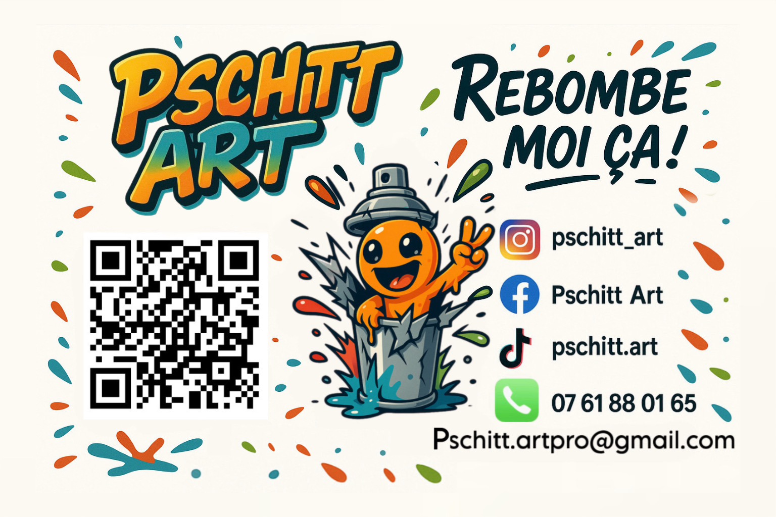 Carte de visite Pschitt Art